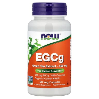Зеленый чай NOW Foods EGCg Extract, 400 мг, 90 растительных капсул
