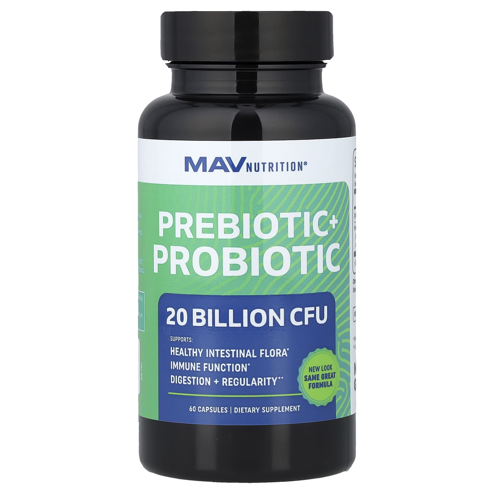 Пребиотик MAV Nutrition Probiotic, 60 капсул — фото 1