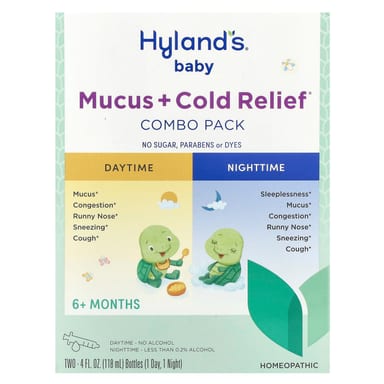 Комбинированный набор для детей Hyland's Naturals, 2 бутылки по 118 мл