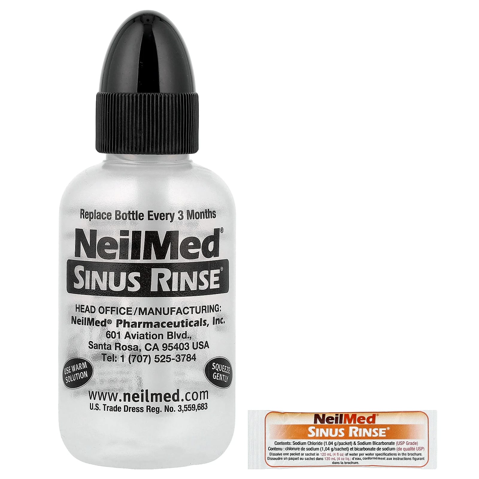 Детское набор для промывания носа NeilMed Sinus Rinse® Starter Kit For & Up 1 Kit, для детей от 2 лет — фото 3