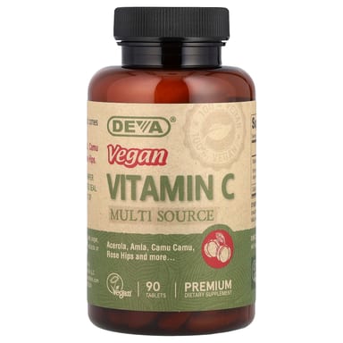 Витамин C Deva Vegan Multi Source, 90 таблеток