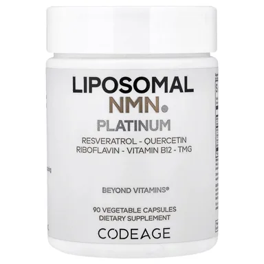 Фото товара: NMN Codeage Liposomal Platinum, 90 растительных капсул