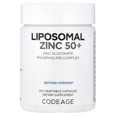 Фото товара: Цинк Codeage Liposomal 50+, 50 мг, 100 растительных капсул