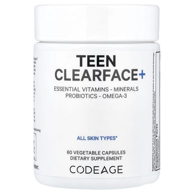 Комплекс Teen Clearface Codeage, 60 растительных капсул