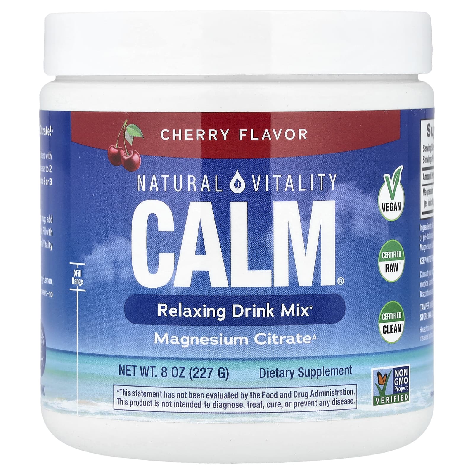 Напиток CALM Natural Vitality CALM®, вкус Cherry, 227 г, смесь для напитка