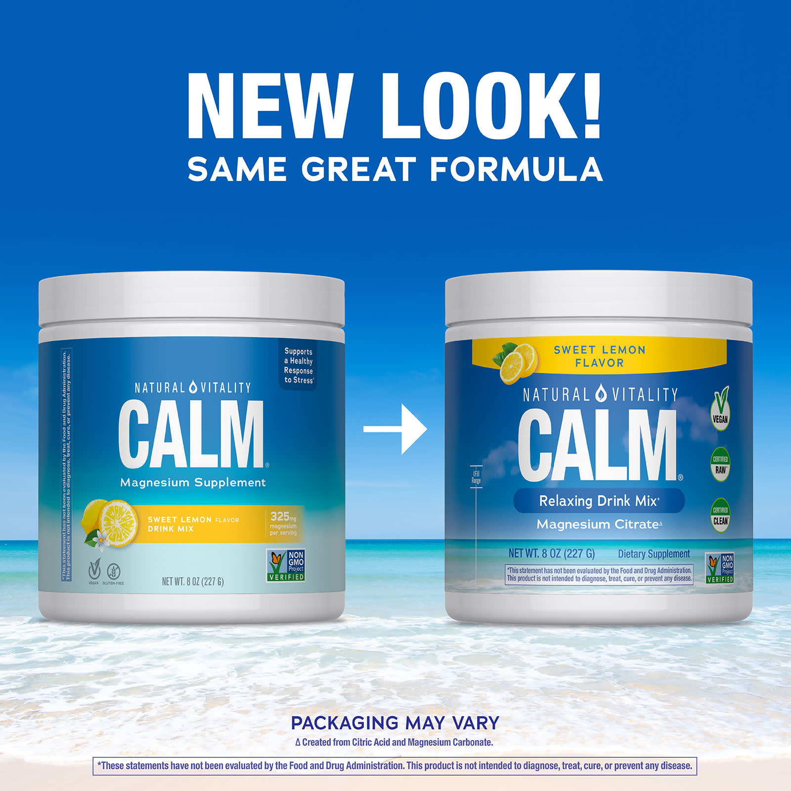 Напиток CALM Natural Vitality CALM®, вкус Sweet Lemon, 227 г, смесь для напитка — фото 3