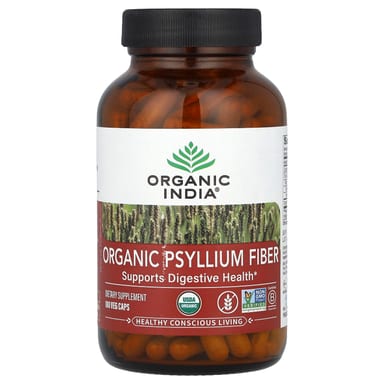 Клетчатка Organic India Organic Psyllium, 0.52 г, растительные капсулы