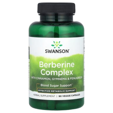 Берберин Swanson Complex, 90 растительных капсул