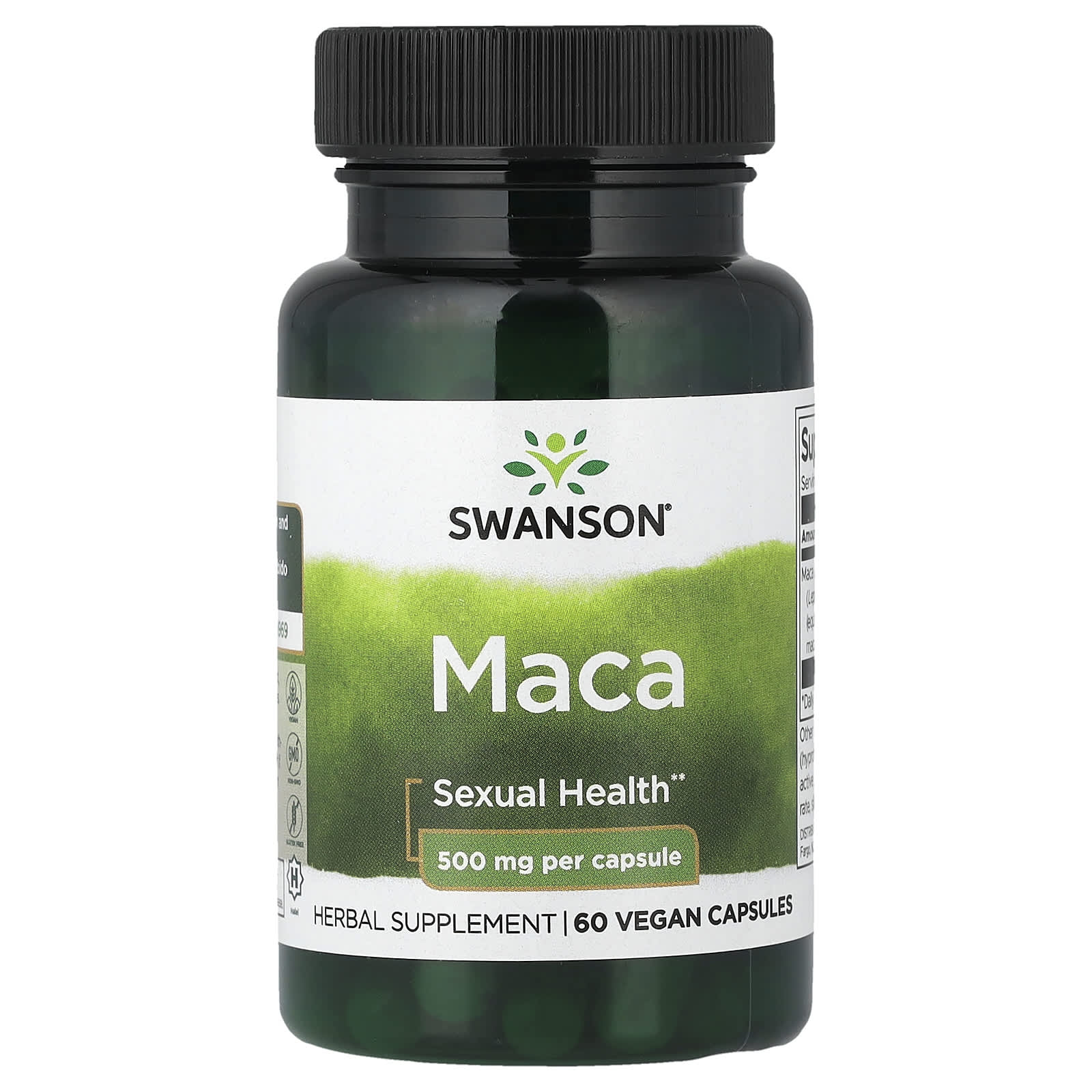 Мака Swanson, 500 мг, 60 растительных капсул