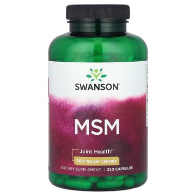 МСМ Swanson, 500 мг, 250 капсул
