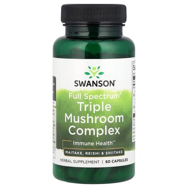 Грибной комплекс Swanson Full Spectrum® Triple, 60 капсул
