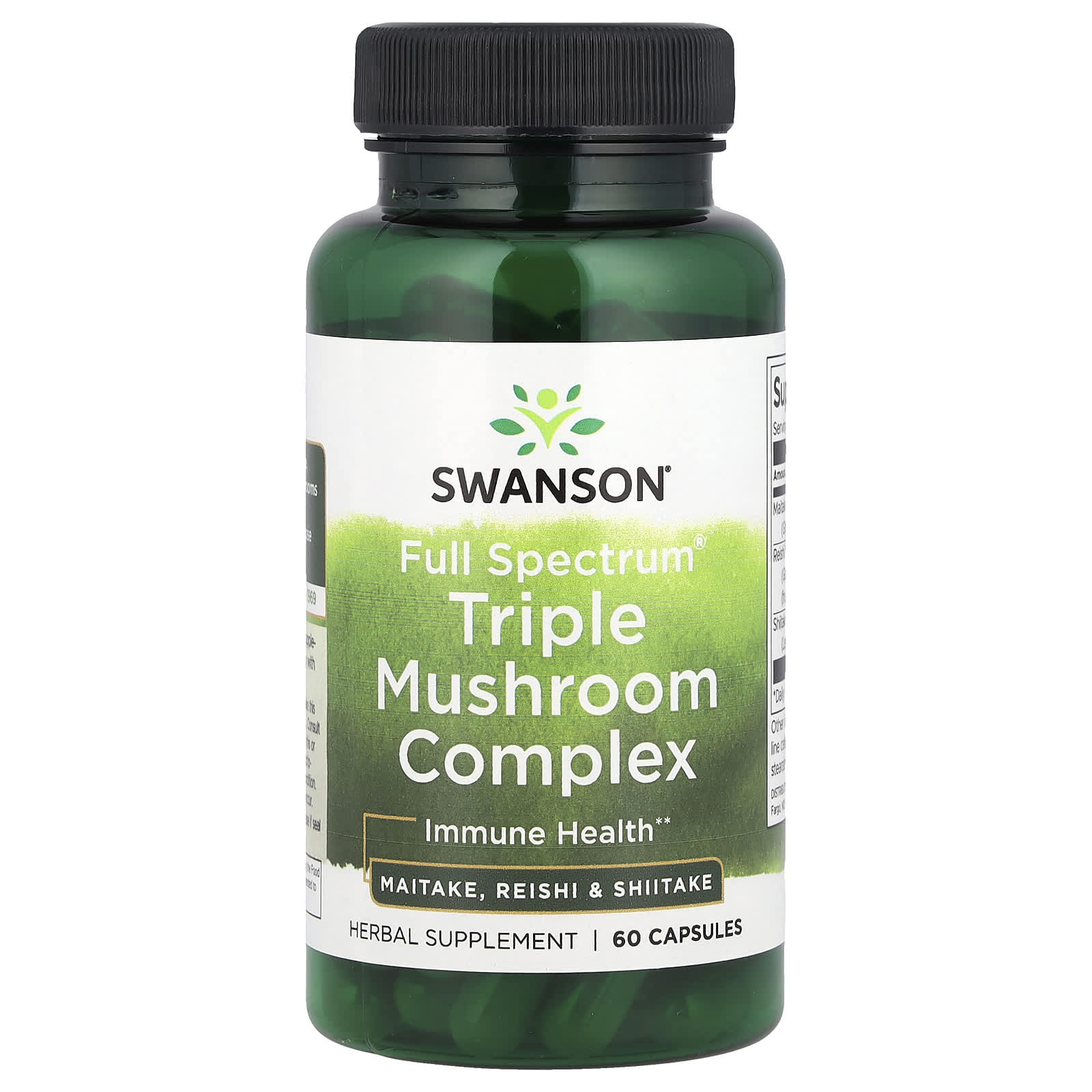 Грибной комплекс Swanson Full Spectrum® Triple, 60 капсул