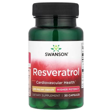 Ресвератрол Swanson, 250 мг, 30 капсул