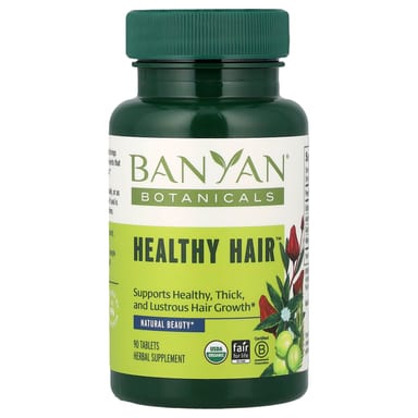 Здоровые волосы Banyan Botanicals, 90 таблеток