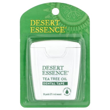 Масло чайного дерева Desert Essence Dental Tape Waxed, оттенок 30 Yds (27.4 m)