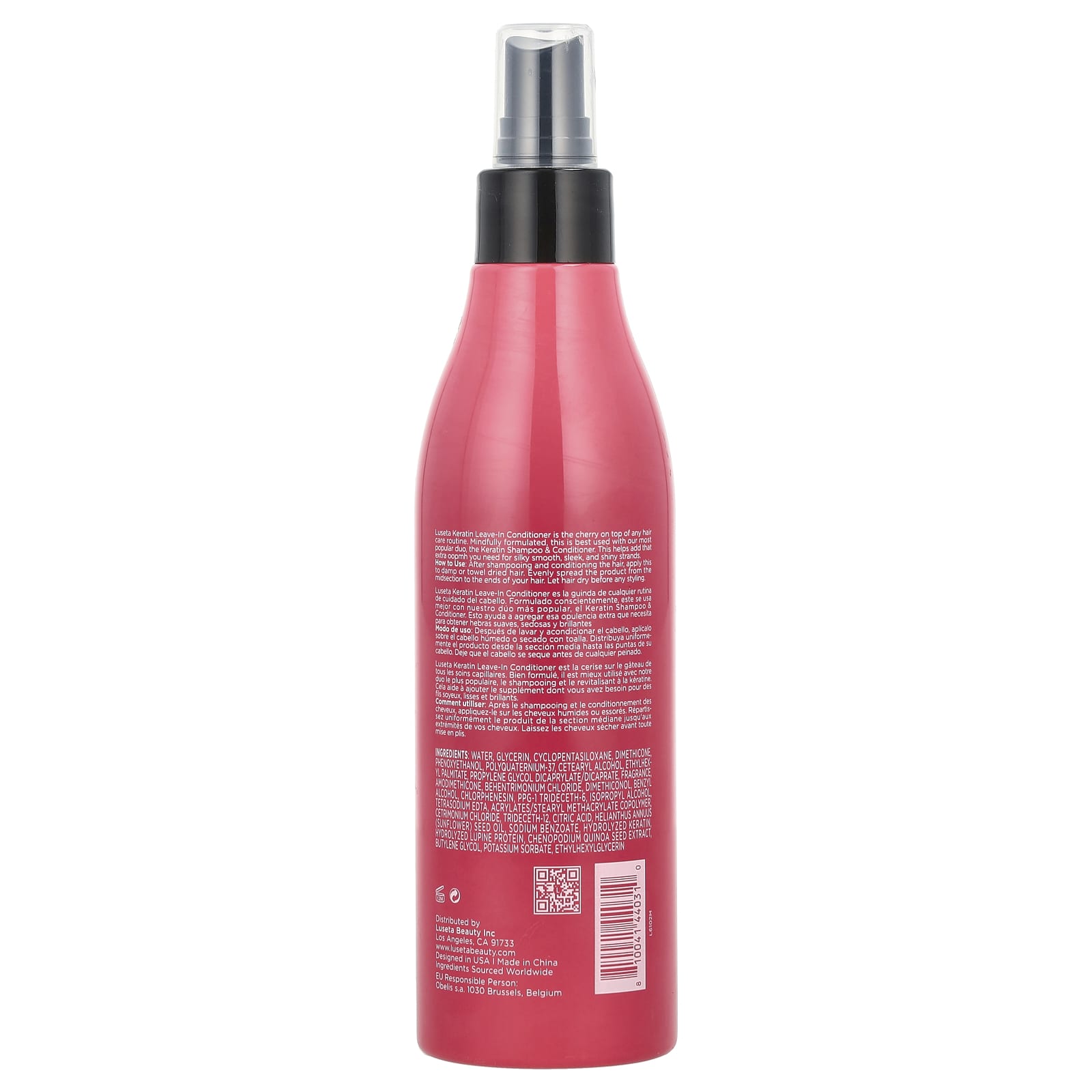 Несмываемый кондиционер Luseta Beauty Keratin For Fine & Dry Hair, 251 мл — фото 2