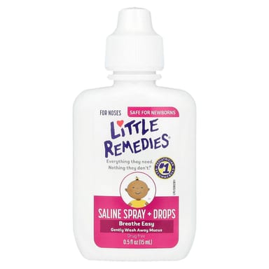 Спрей Little Remedies Saline Drops For Noses, 15 мл, капли