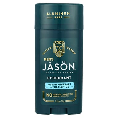Эвкалипт Jason Natural Men's Aluminum Free Ocean Minerals, оттенок Deodorant, 71 г