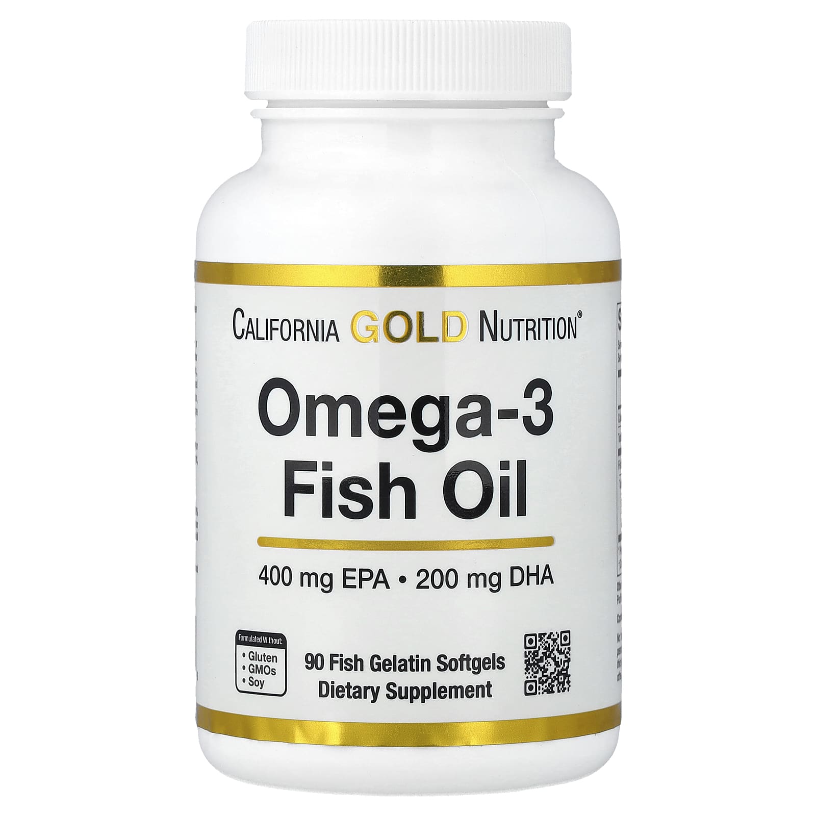 Рыбий жир California Gold Nutrition Omega-3 Vivomega Triglyceride 90 Fish Gelatin, 1000 мг, мягкие капсулы — фото 2