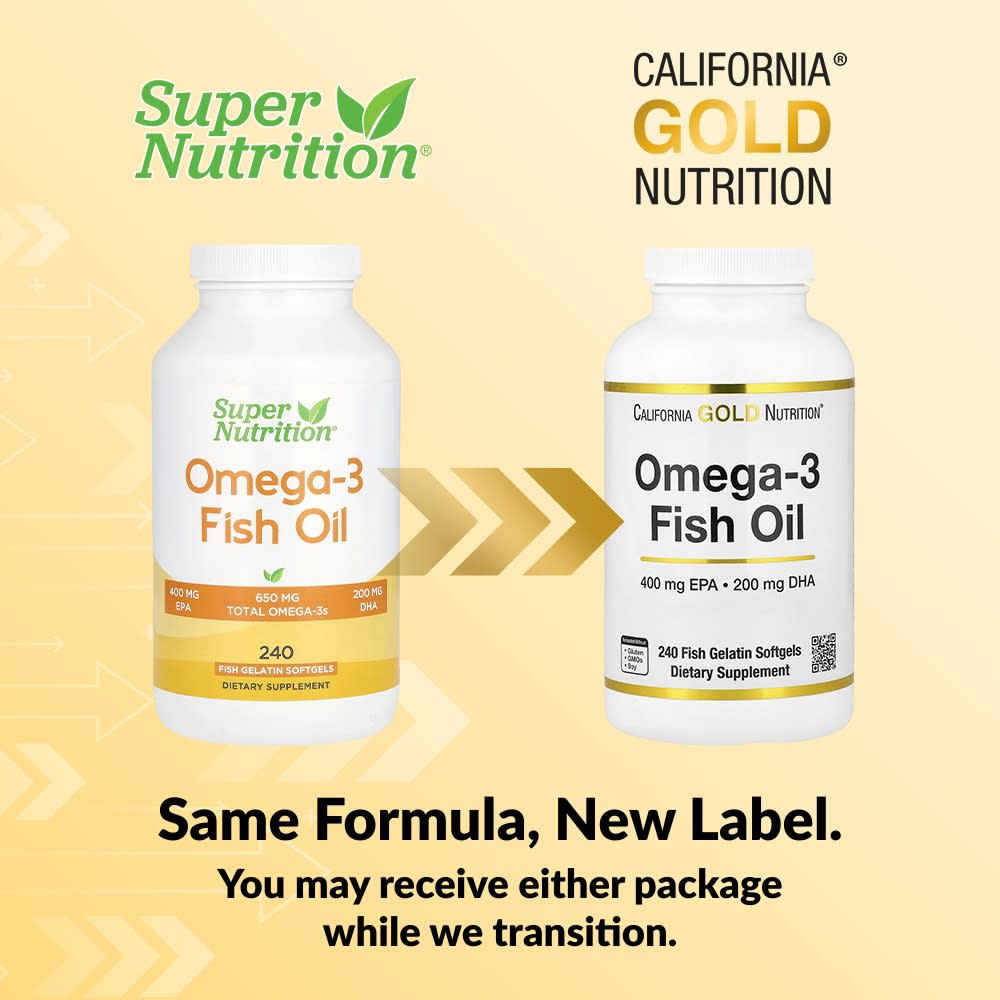 Рыбий жир California Gold Nutrition Omega-3 Vivomega Triglyceride 240 Fish, 1000 мг, мягкие капсулы — фото 4