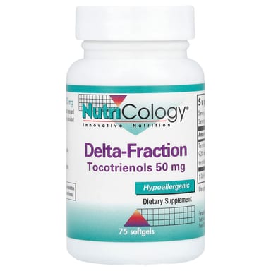 Токотриенолы Nutricology Delta-Fraction, 50 мг, 75 мягких капсул