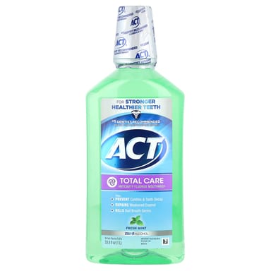 Ополаскиватель для полости рта ACT Total Care Anticavity Fluoride Fresh Mint, 1000 мл