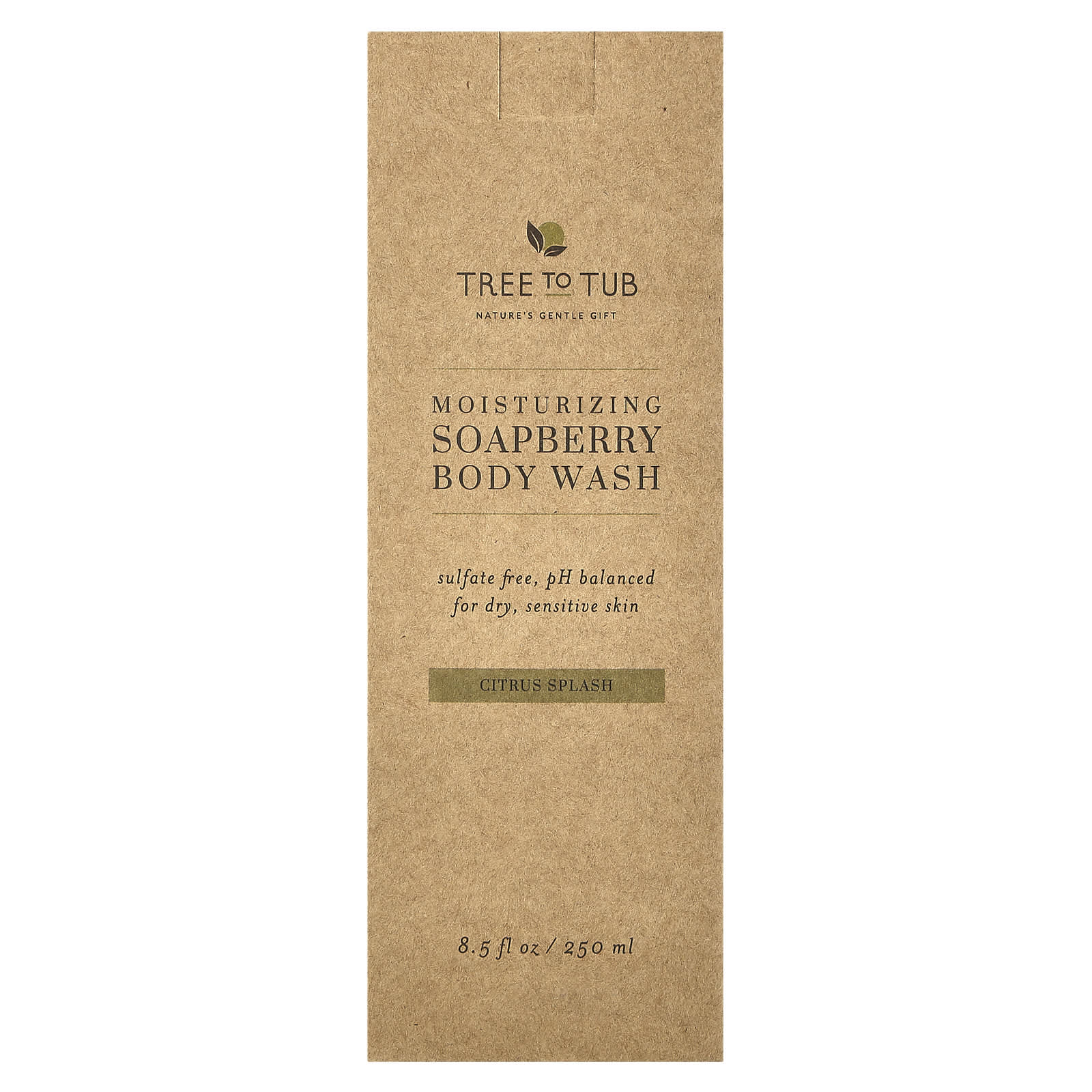 Гель для душа Tree To Tub Citrus Splash, вкус Moisturizing Soapberry Body Wash, 250 мл