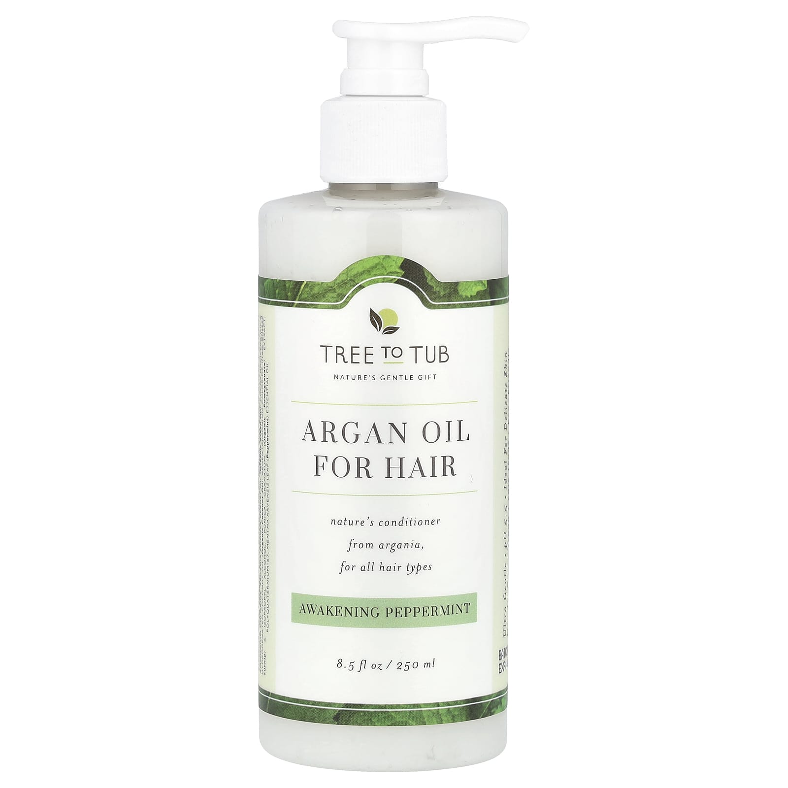 Кондиционер Tree To Tub Argan Oil For Hair For All Hair Types Awakening Peppermint, 250 мл, масло — фото 2