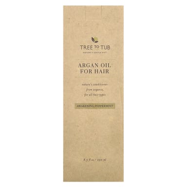 Кондиционер Tree To Tub Argan Oil For Hair For All Hair Types Awakening Peppermint, 250 мл, масло