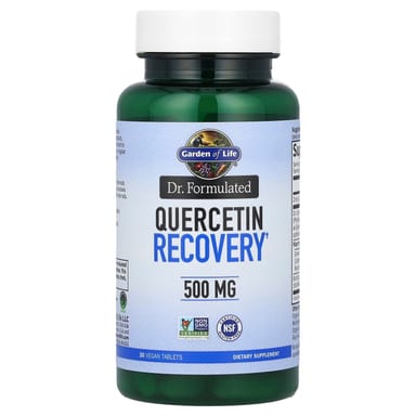 Кверцетин Garden of Life Dr. Formulated Recovery 30 Vegan Tablets, таблетки