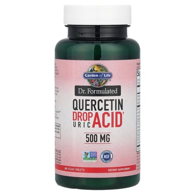 Кверцетин Garden of Life Dr. Formulated Drop Uric Acid 60 Vegan Tablets, 500 мг, таблетки