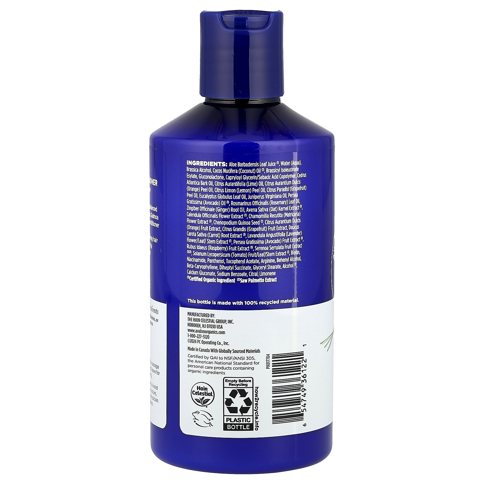 Кондиционер Avalon Organics Thickening Biotin B-Complex, 414 г, 414 мл — фото 2