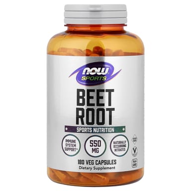 Корень свёклы NOW Foods Sports, 0.55 г, 180 растительных капсул