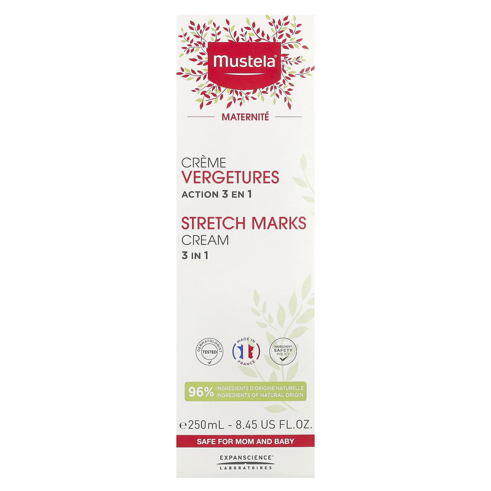 Крем Mustela Stretch Marks 3 in 1, 250 мл