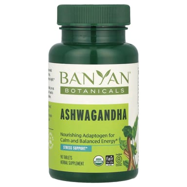 Ашваганда Banyan Botanicals, 500 мг, 90 таблеток