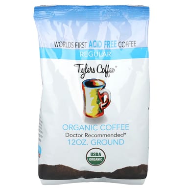 Кофе Tylers Coffees Organic Ground, оттенок Regular, 12 унций