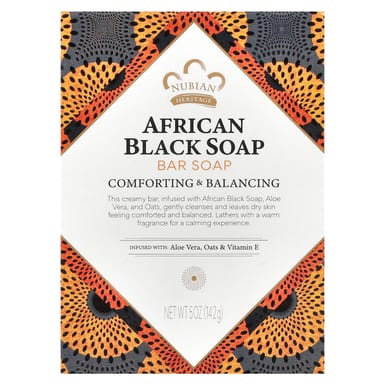 Мыло Nubian Heritage African Black Soap, 142 г
