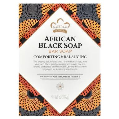 Фото товара: Мыло Nubian Heritage African Black Soap, 142 г
