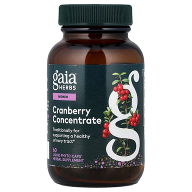 Клюква Gaia Herbs Women, вкус Cranberry Concentrate, 420 мг, капсулы