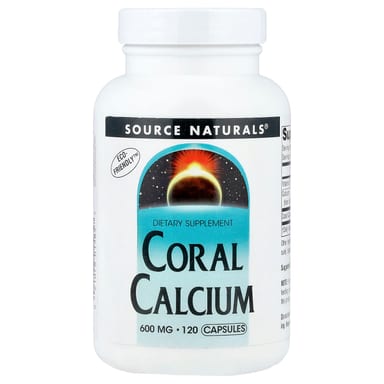 Кальций Source Naturals Coral, 600 мг, 120 капсул
