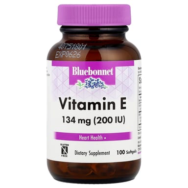 Витамин E Bluebonnet Nutrition, 100 мягких капсул