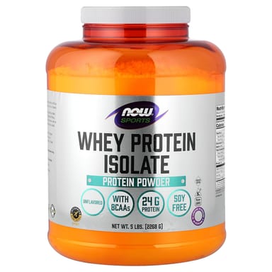Сывороточный протеин NOW Foods Sports Isolate, без вкуса, 268 г