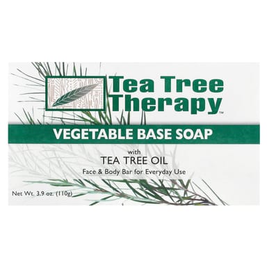 Масло чайного дерева Tea Tree Therapy Vegetable Base Bar Soap, 110 г, 1 шт.