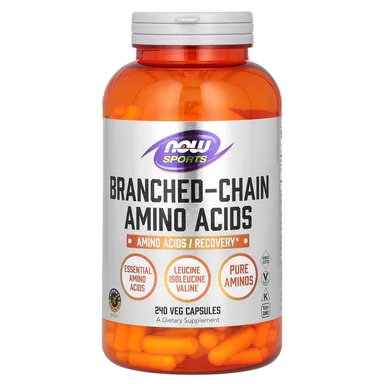 Фото товара: Аминокислота NOW Foods Sports Branched-Chain, 240 растительных капсул