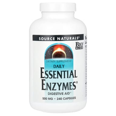 Ферменты Source Naturals Daily Essential®, 500 мг, 240 капсул
