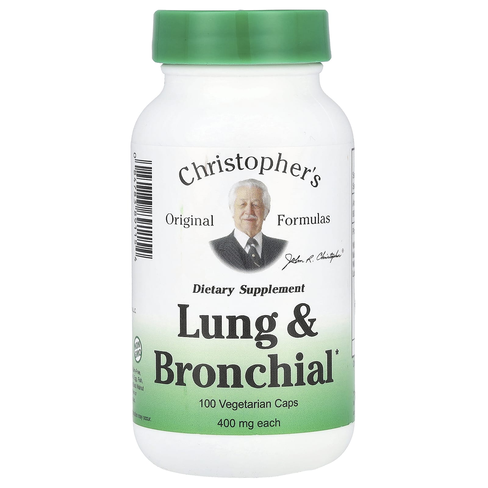 Легкие и бронхи Christopher's Original Formulas, 100 вегетарианских капсул