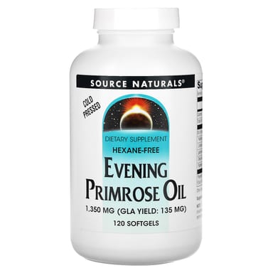 Масло примулы вечерней Source Naturals, 1350 мг, 120 мягких капсул