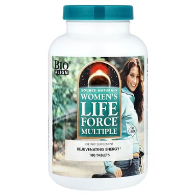 Железо Source Naturals Women's Life Force® Multiple No, 180 таблеток