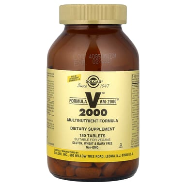 Комплекс Solgar VM-2000®, 180 таблеток