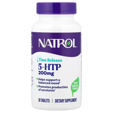 Фото товара: 5-HTP Natrol 5-HTP Time Release, 30 таблеток